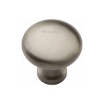 M Marcus Heritage Brass Mushroom Design Cupboard Knob 32mm 